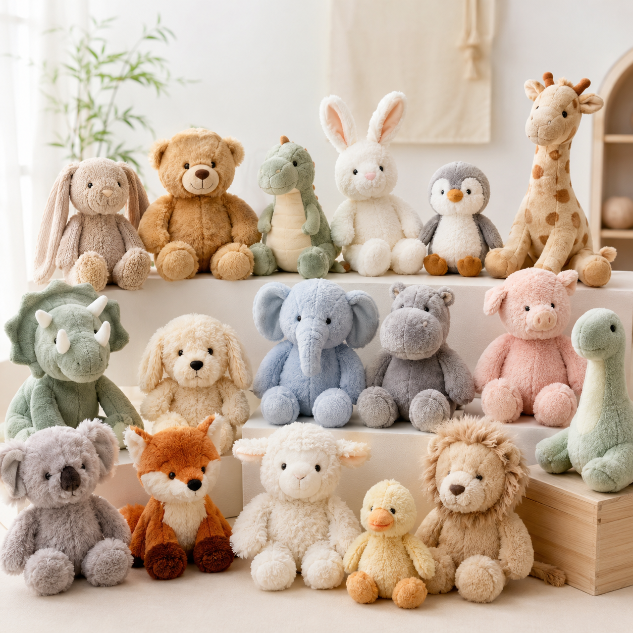 婴童毛绒玩具OEM代工产品展示